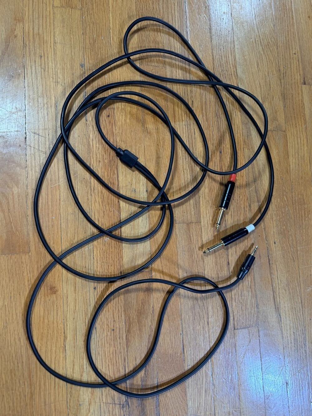 3.5mm to Dual 1/4-Inch Stereo Audio Breakout Y Cable